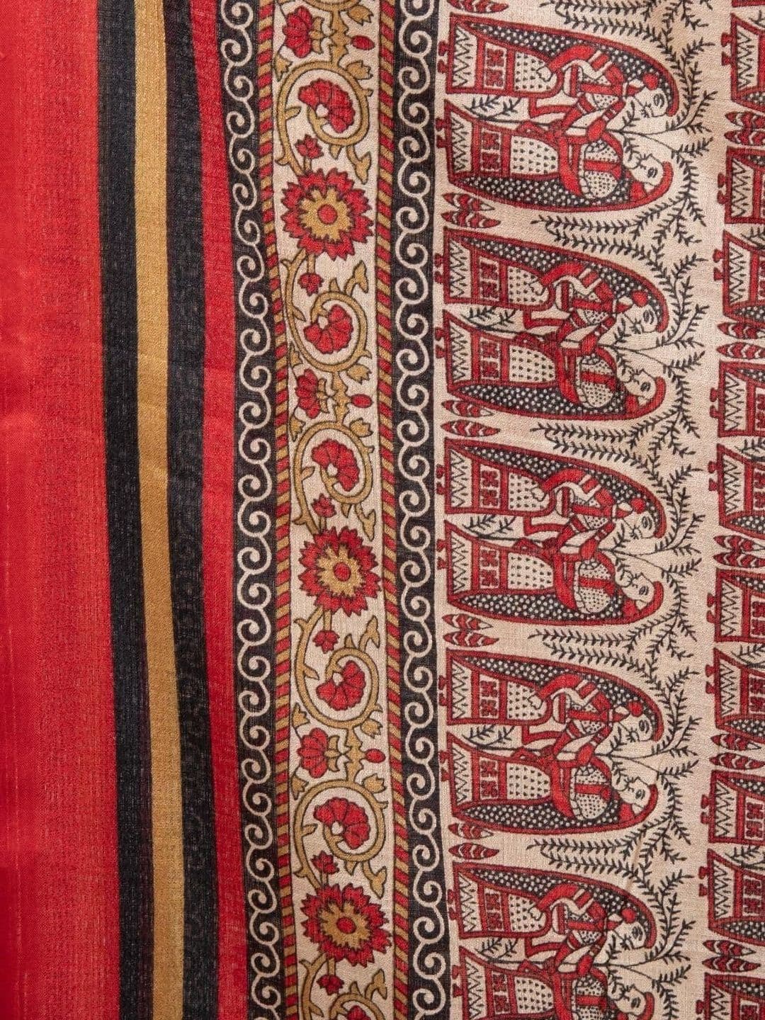 A R SILK Ethnic Motifs Printed Dupatta thumbnail 2