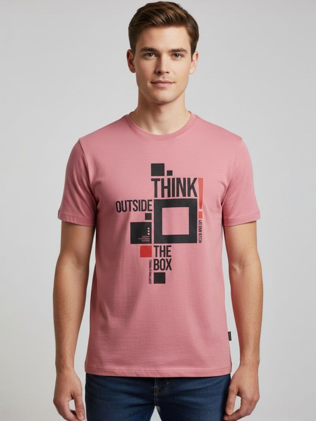 M.O.J.O MONKEY Men Typography Printed T-shirt - view 1