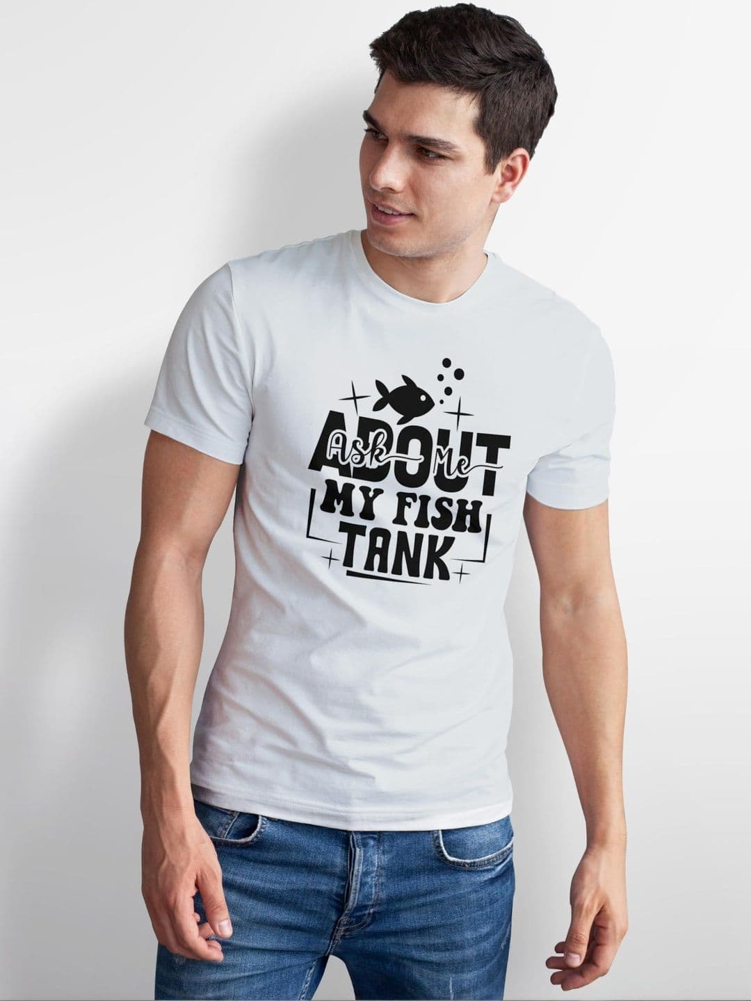 Seekbuylove Men Typography Printed Bio Finish T-shirt thumbnail 4