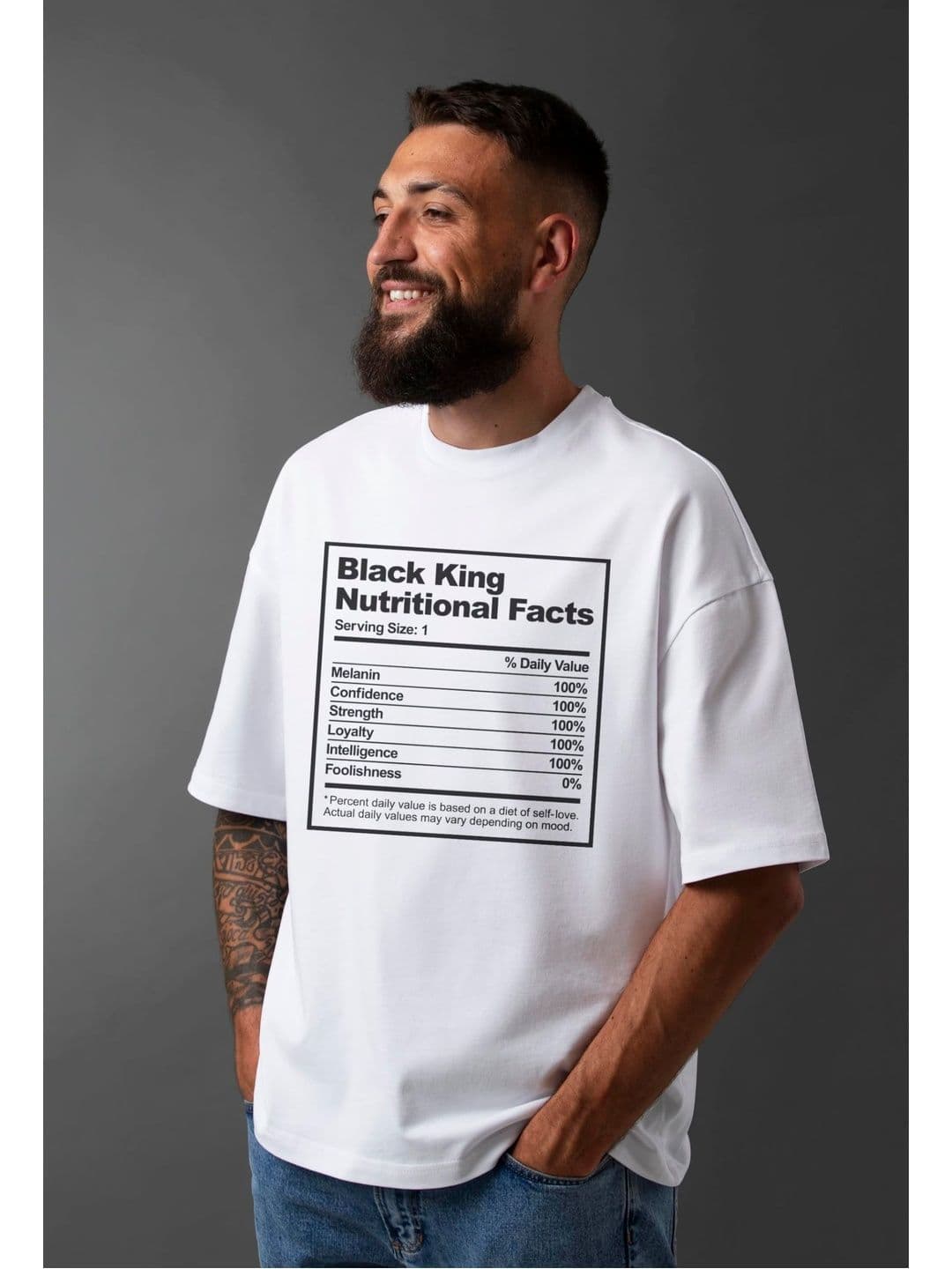 Seekbuylove Men Typography Printed Drop-Shoulder Sleeves Bio Finish T-shirt thumbnail 7