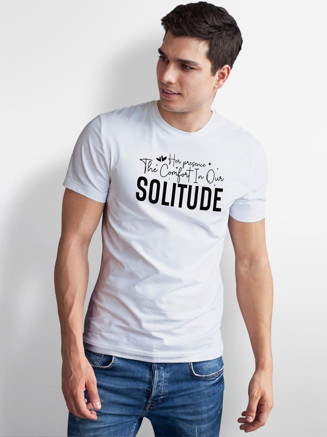 Seekbuylove Men Typography Printed Bio Finish T-shirt thumbnail 5