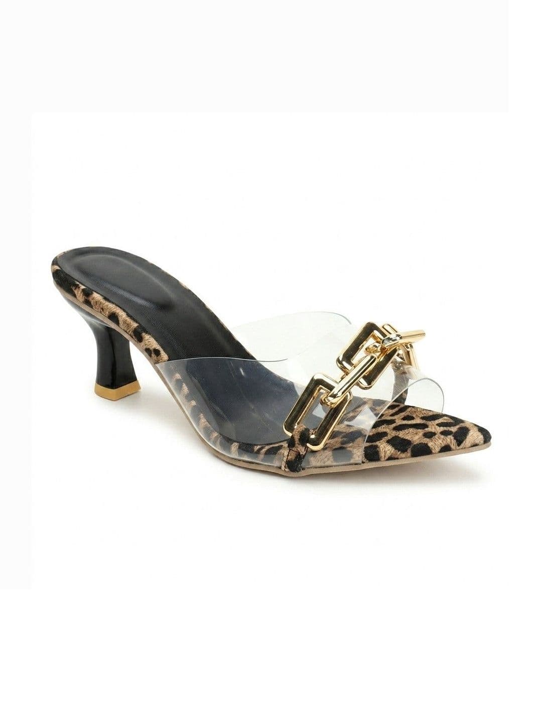 AVIVASTYLE Printed Party Slim Heeled Mules thumbnail 4