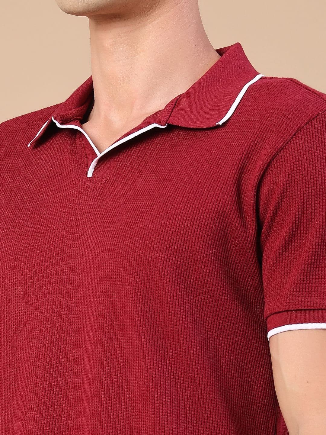 V-Mart Men Polo Collar Slim Fit T-shirt thumbnail 2