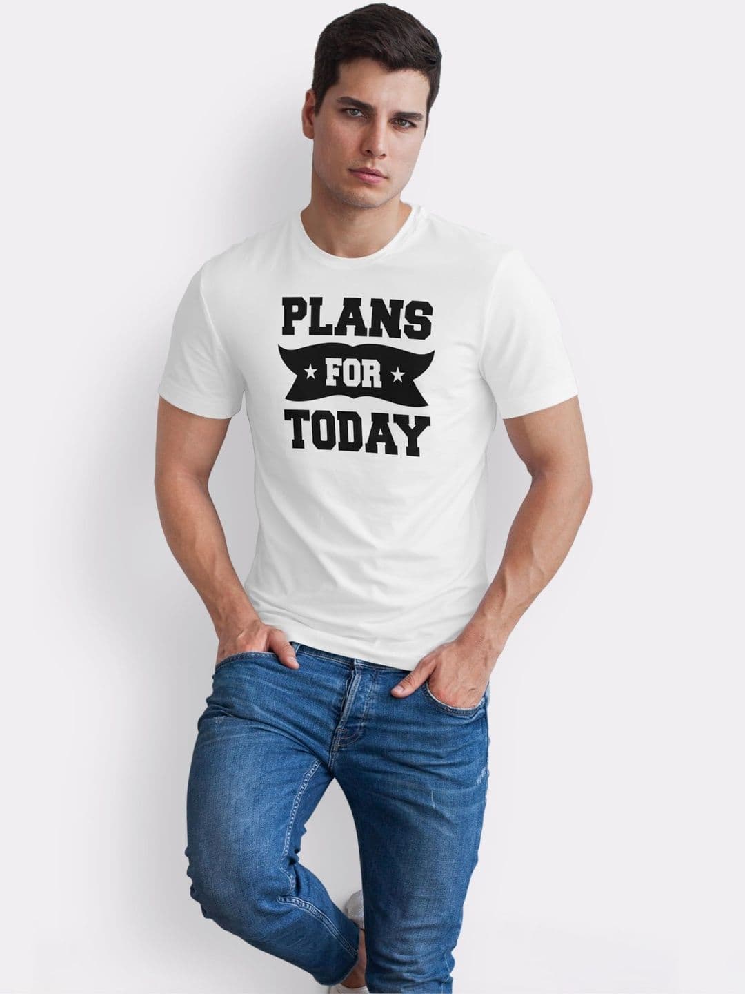 Seekbuylove Men Typography Printed Bio Finish T-shirt thumbnail 5