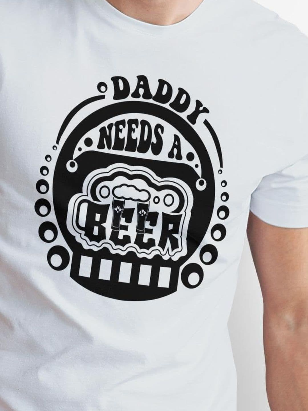 Seekbuylove Men Typography Printed Bio Finish T-shirt thumbnail 6