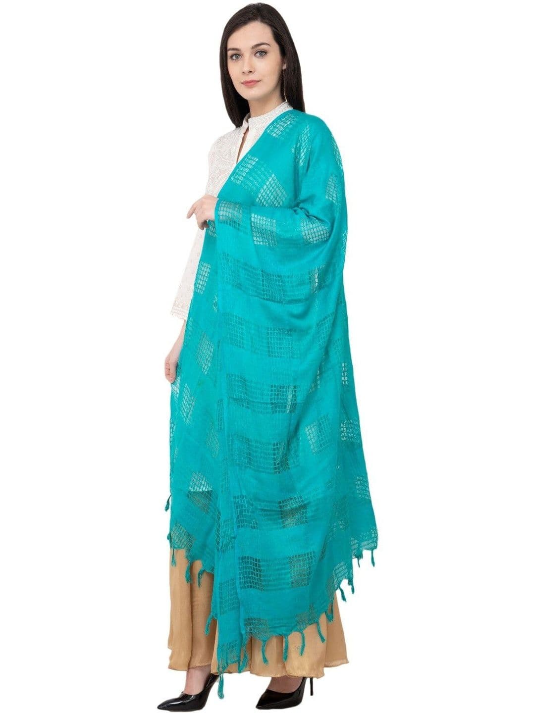 A R SILK Woven Design Dupatta thumbnail 4