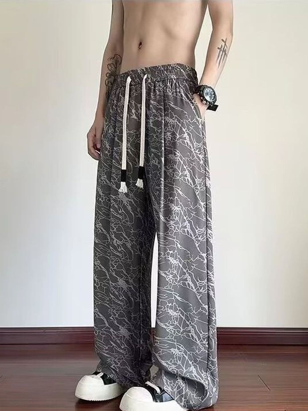 Suo Men Printed Trousers thumbnail 4