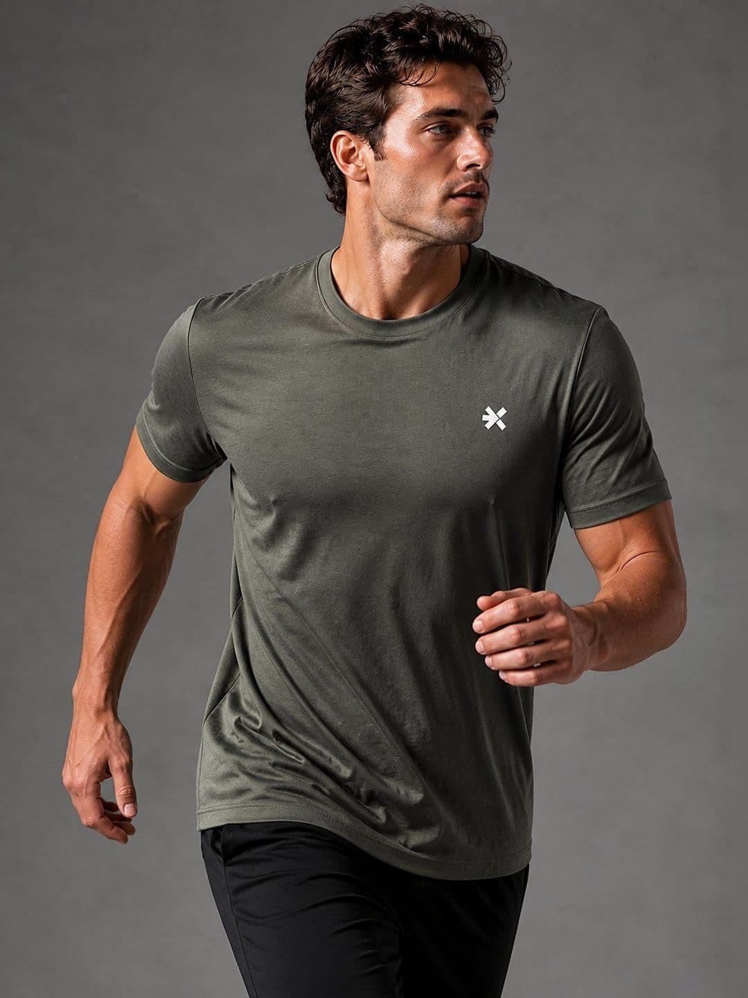 HRX by Hrithik Roshan Men Brand Logo T-shirt thumbnail 3