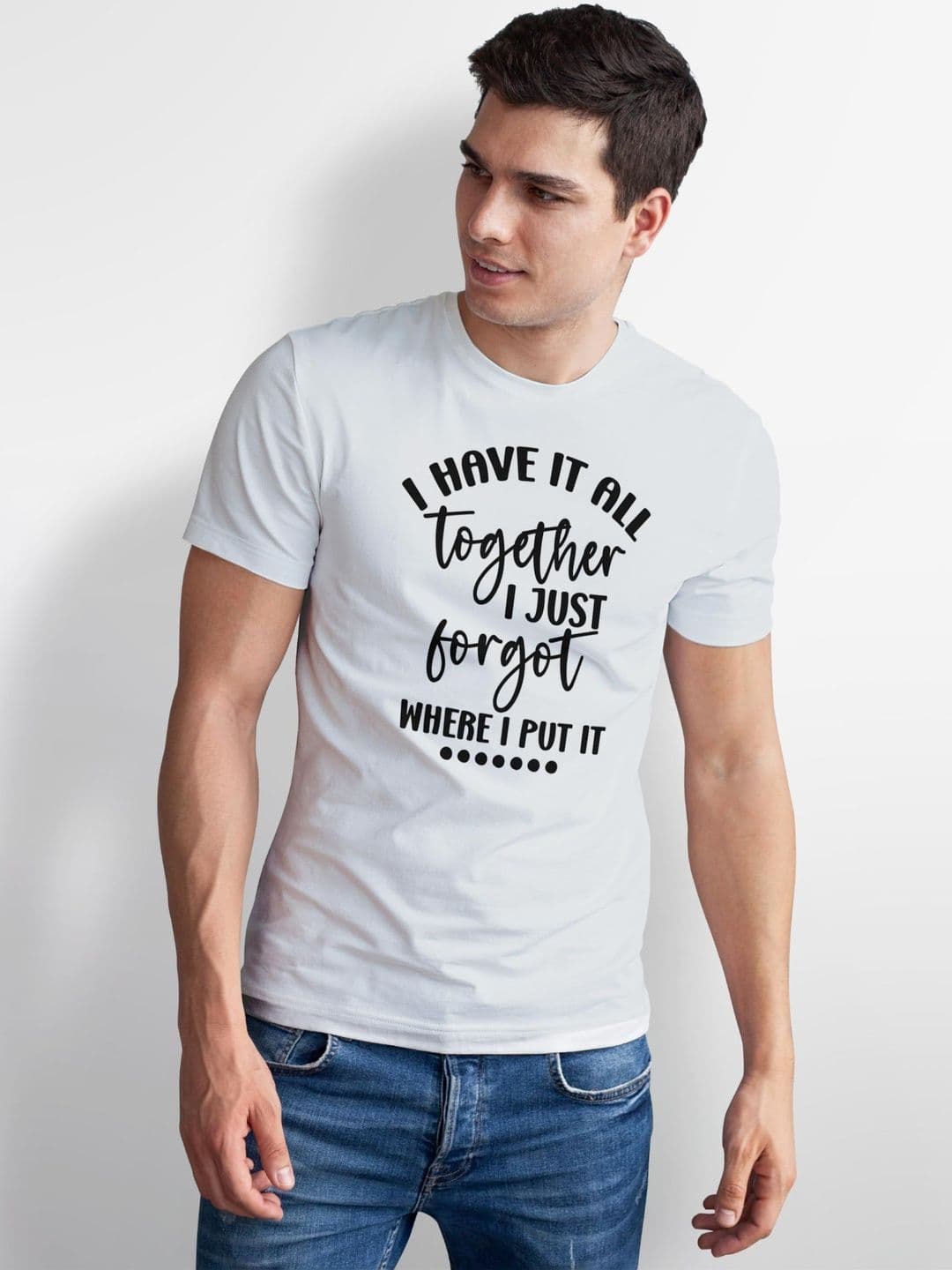 Seekbuylove Men Typography Printed Bio Finish T-shirt thumbnail 5