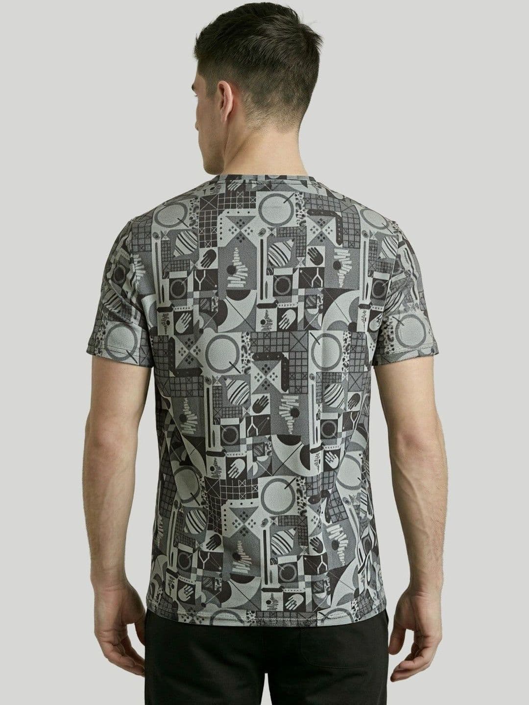 Technosport Men Printed Slim Fit T-shirt thumbnail 5