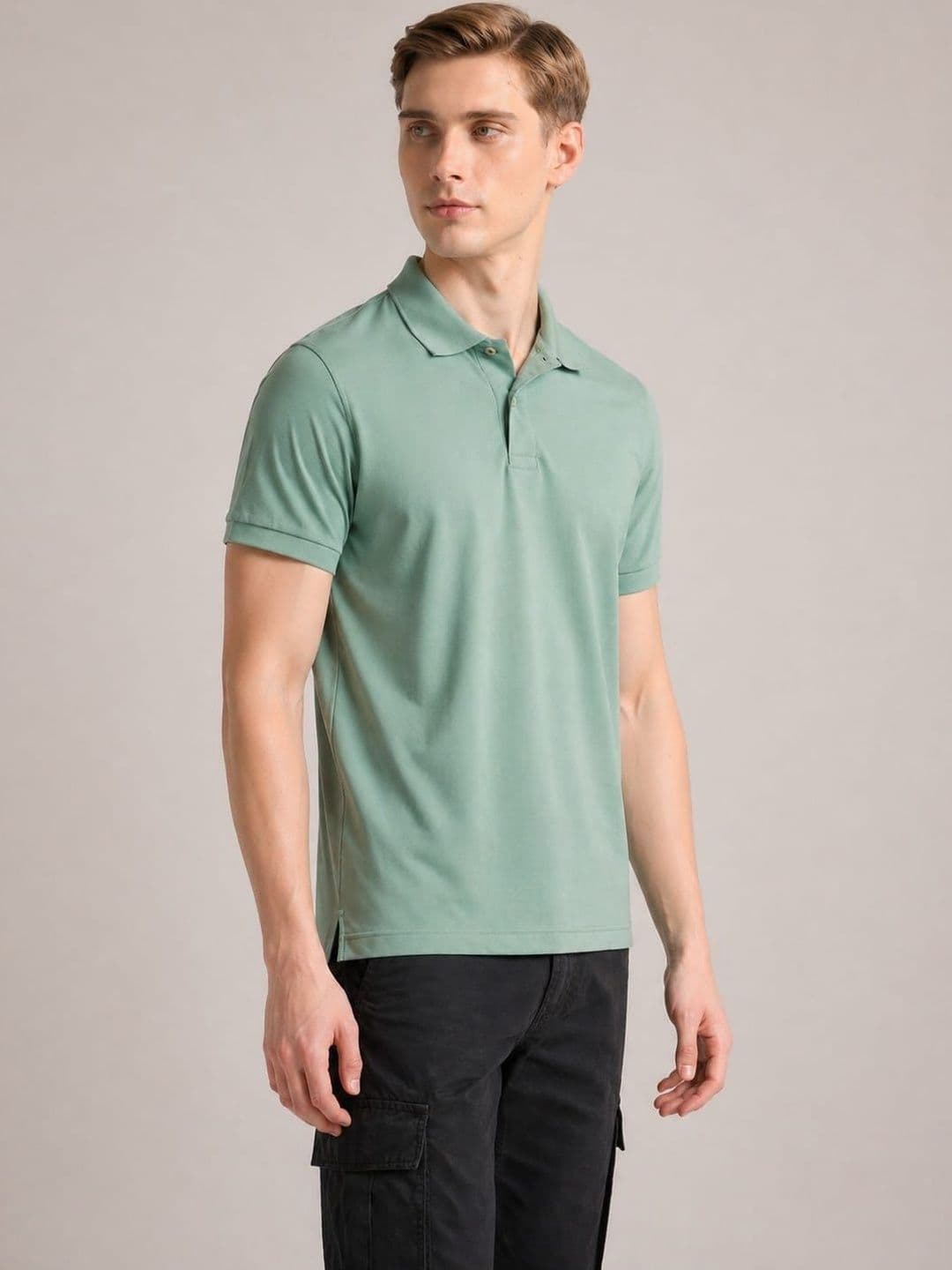 STYLEQUE Men Polo Collar T-shirt thumbnail 5