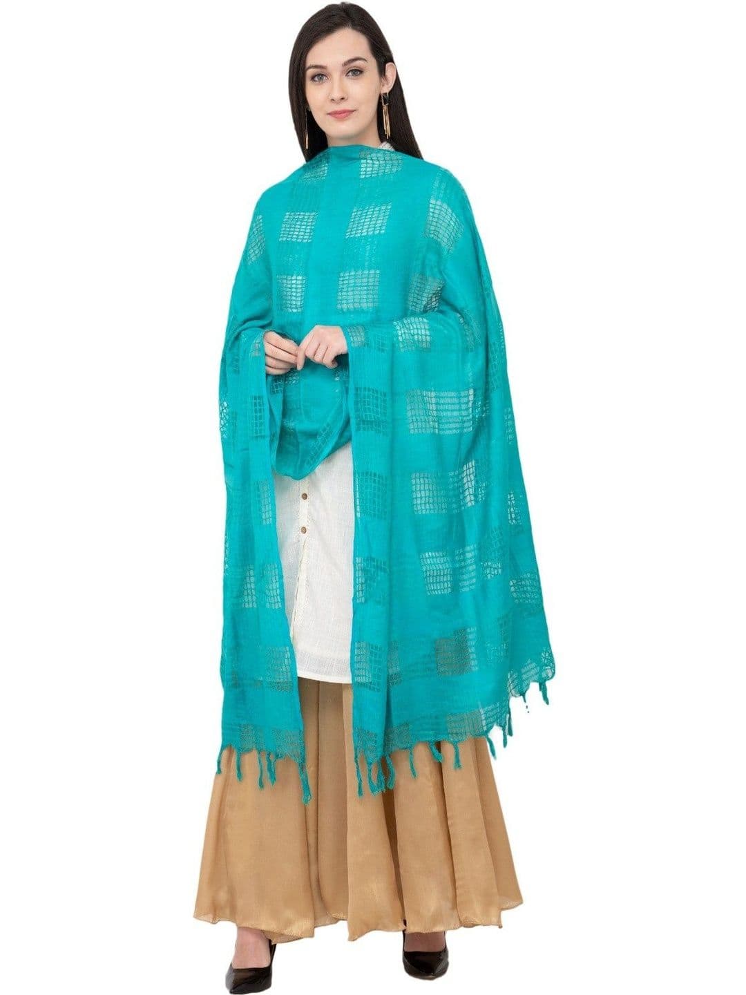 A R SILK Woven Design Dupatta thumbnail 2