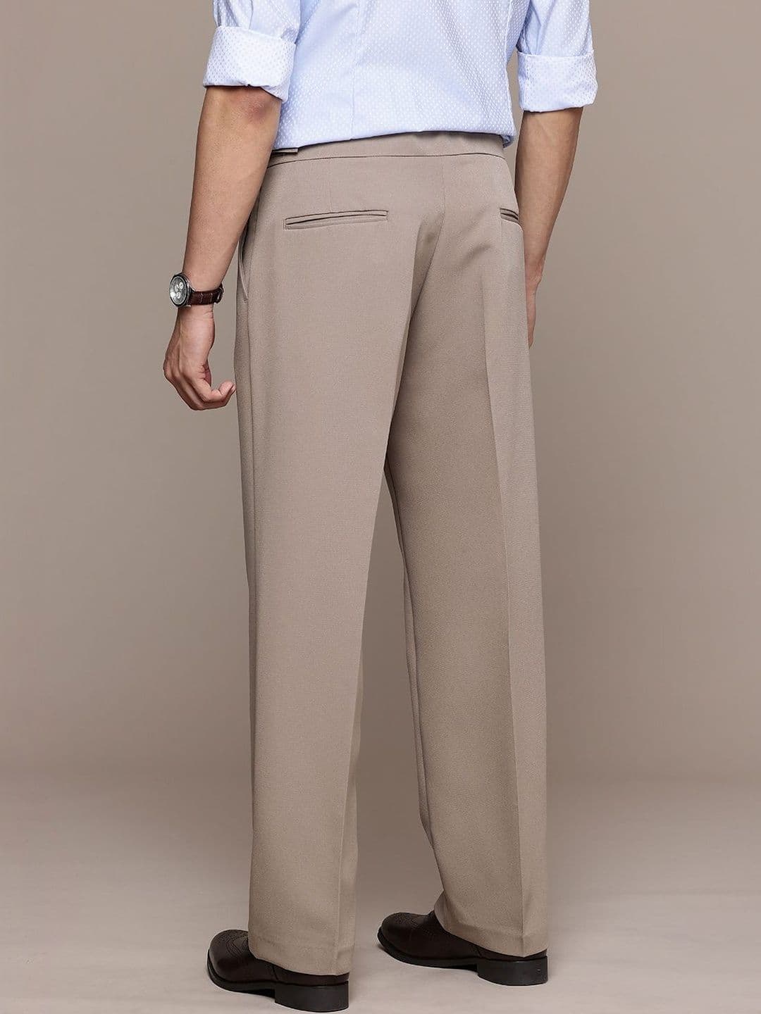 THE BEETEL HOUSE Men Comfort Pleated Trousers thumbnail 3