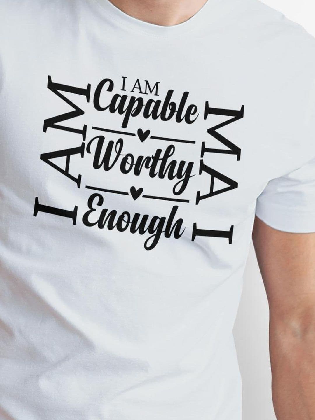 Seekbuylove Men Typography Printed Bio Finish T-shirt thumbnail 3