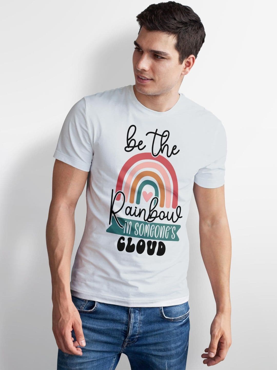 Seekbuylove Men Typography Printed Bio Finish T-shirt thumbnail 5