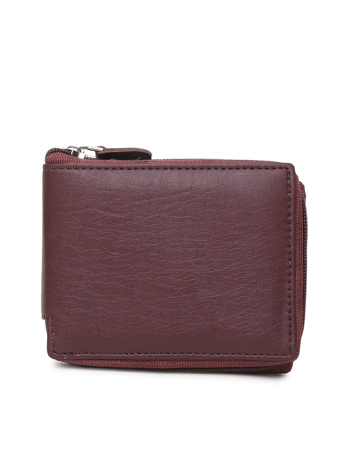 LAER Men Textured PU Zip Around Wallet - view 1
