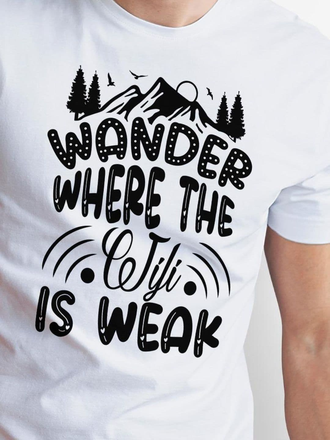 Seekbuylove Men Typography Printed Bio Finish T-shirt thumbnail 3