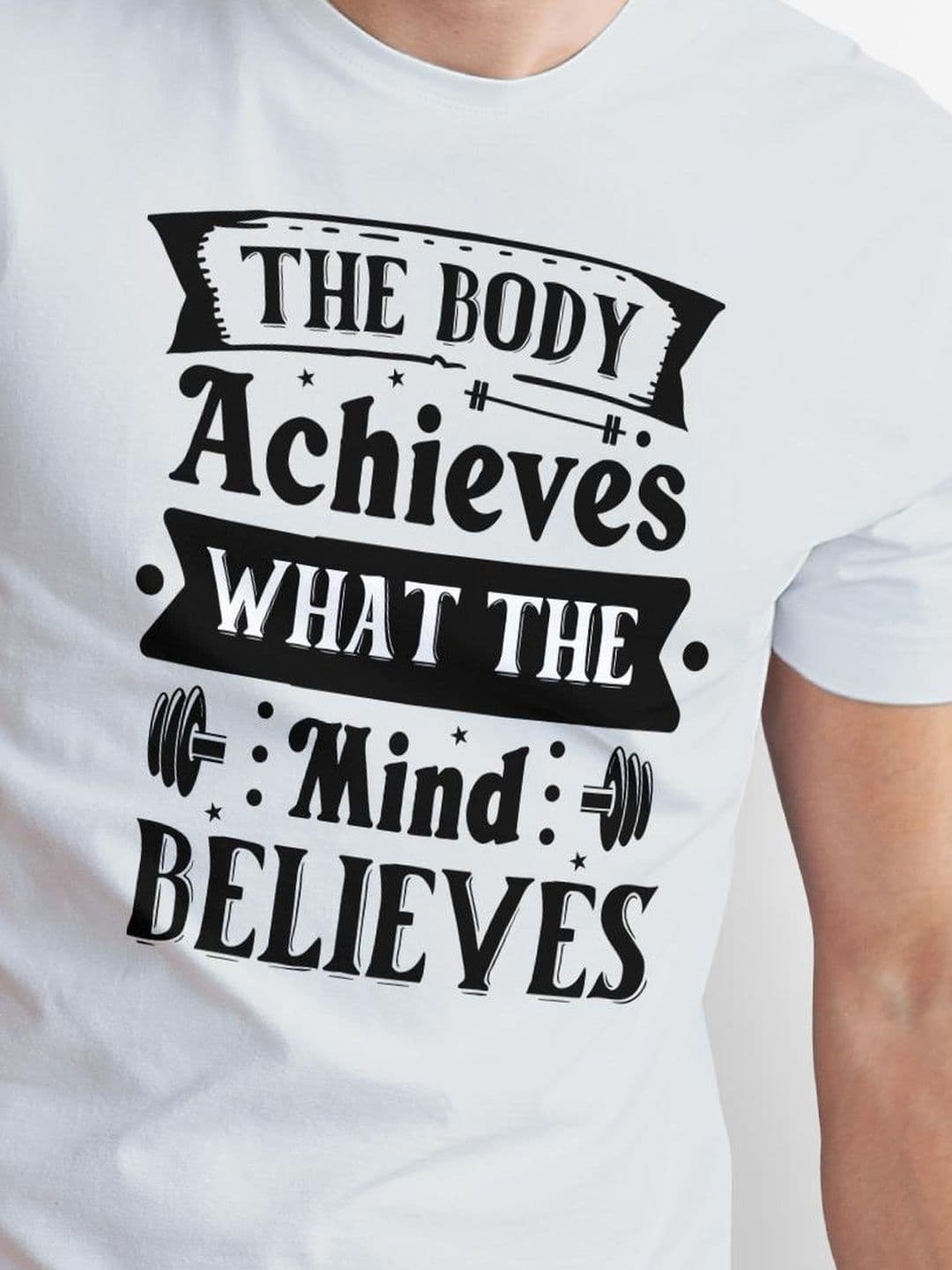 Seekbuylove Men Typography Printed Bio Finish T-shirt thumbnail 3