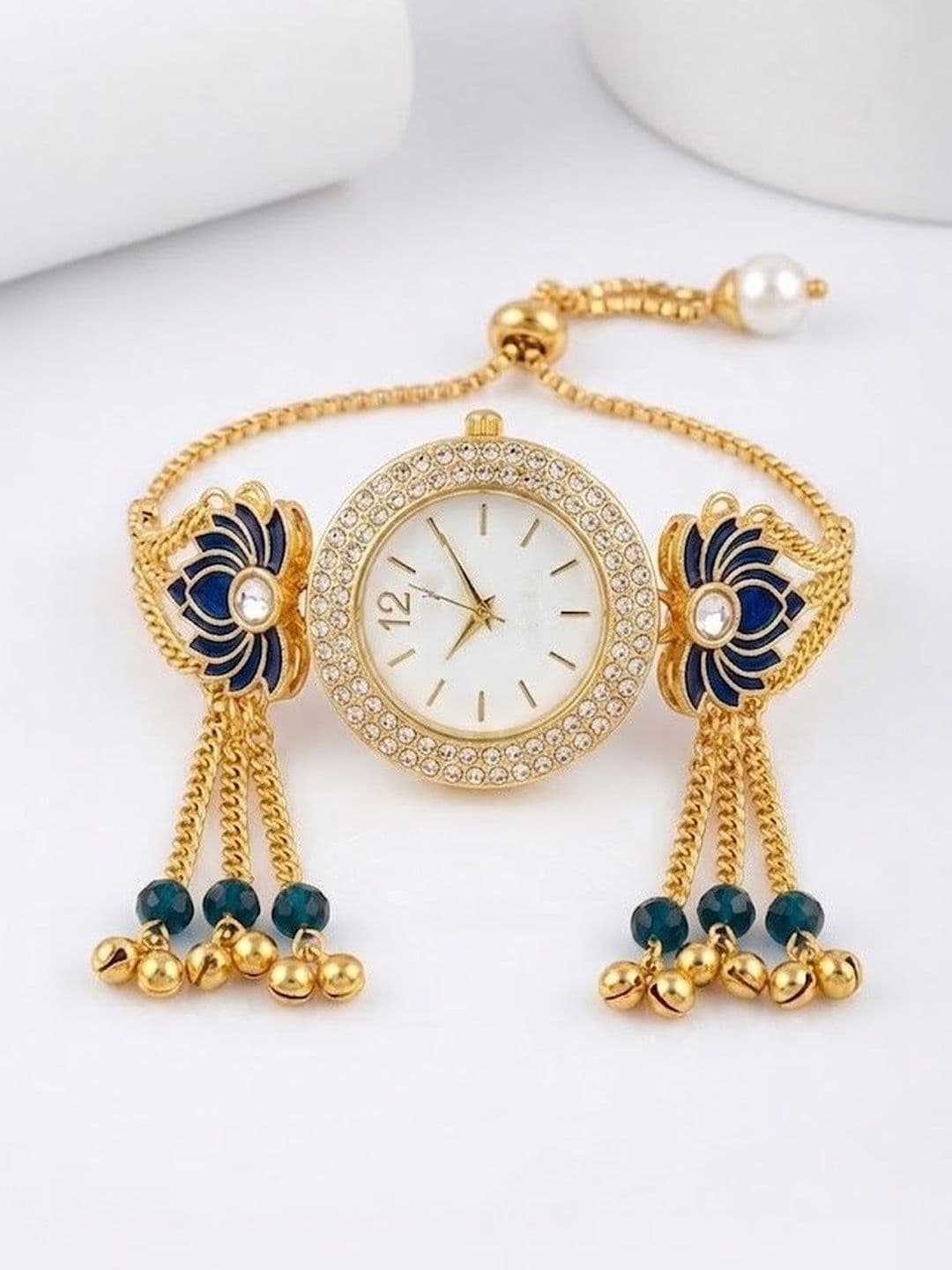 LAKSH Unisex Dial & Bracelet Style Straps Analogue Watch Kamal watch BlueW1 thumbnail 6