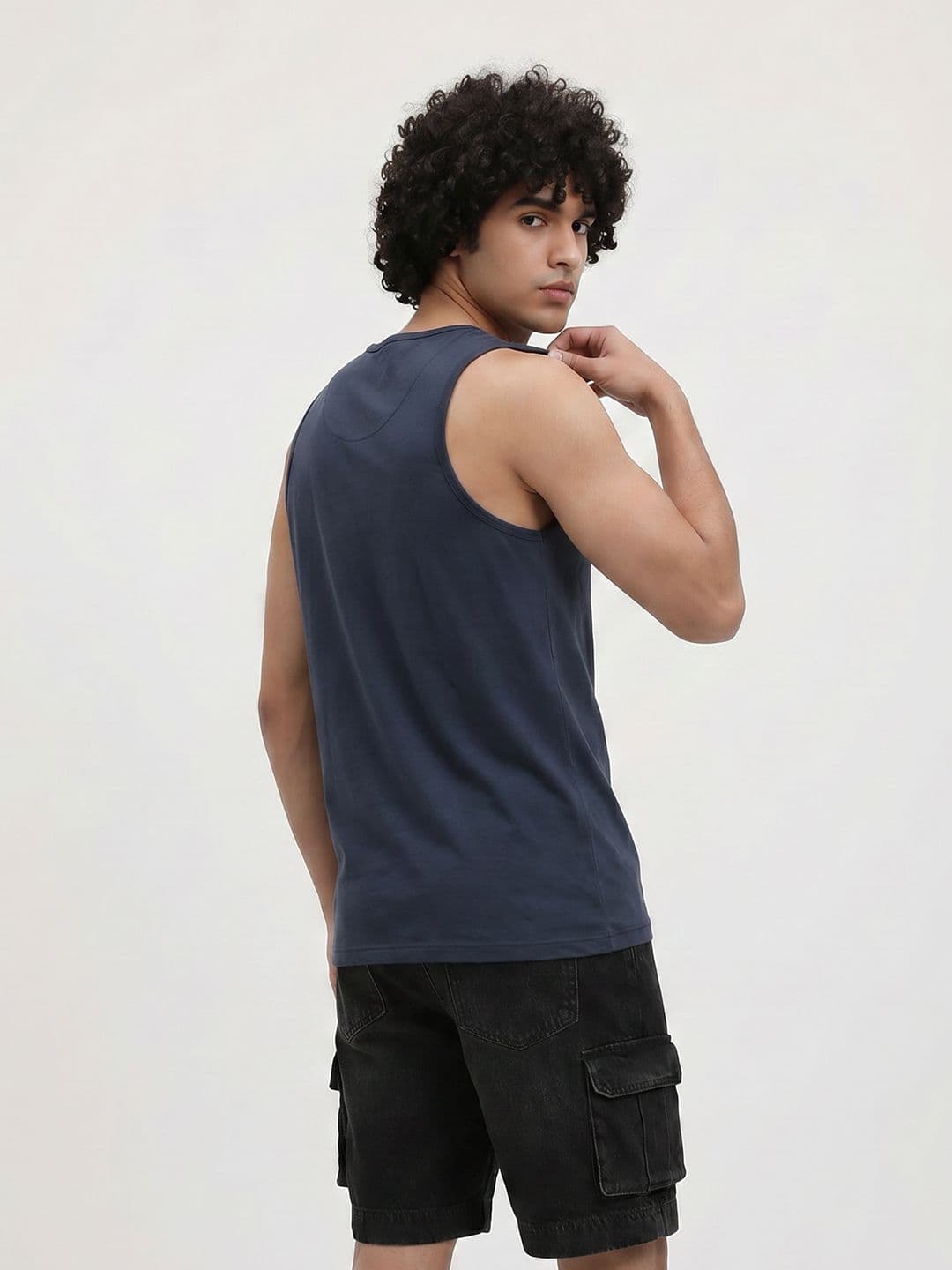 The Roadster Life Co. Pure Cotton Sleeveless T-shirt thumbnail 4