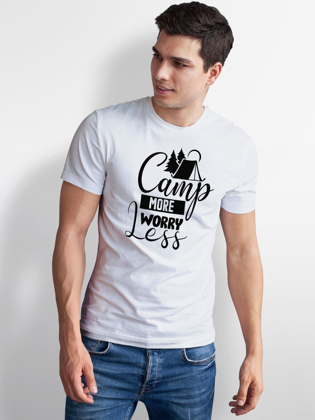 Seekbuylove Men Typography Printed Bio Finish T-shirt thumbnail 5