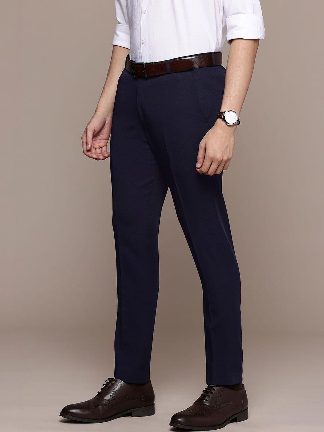 R.Code by The Roadster Life Co. Men Comfort Trousers thumbnail 4