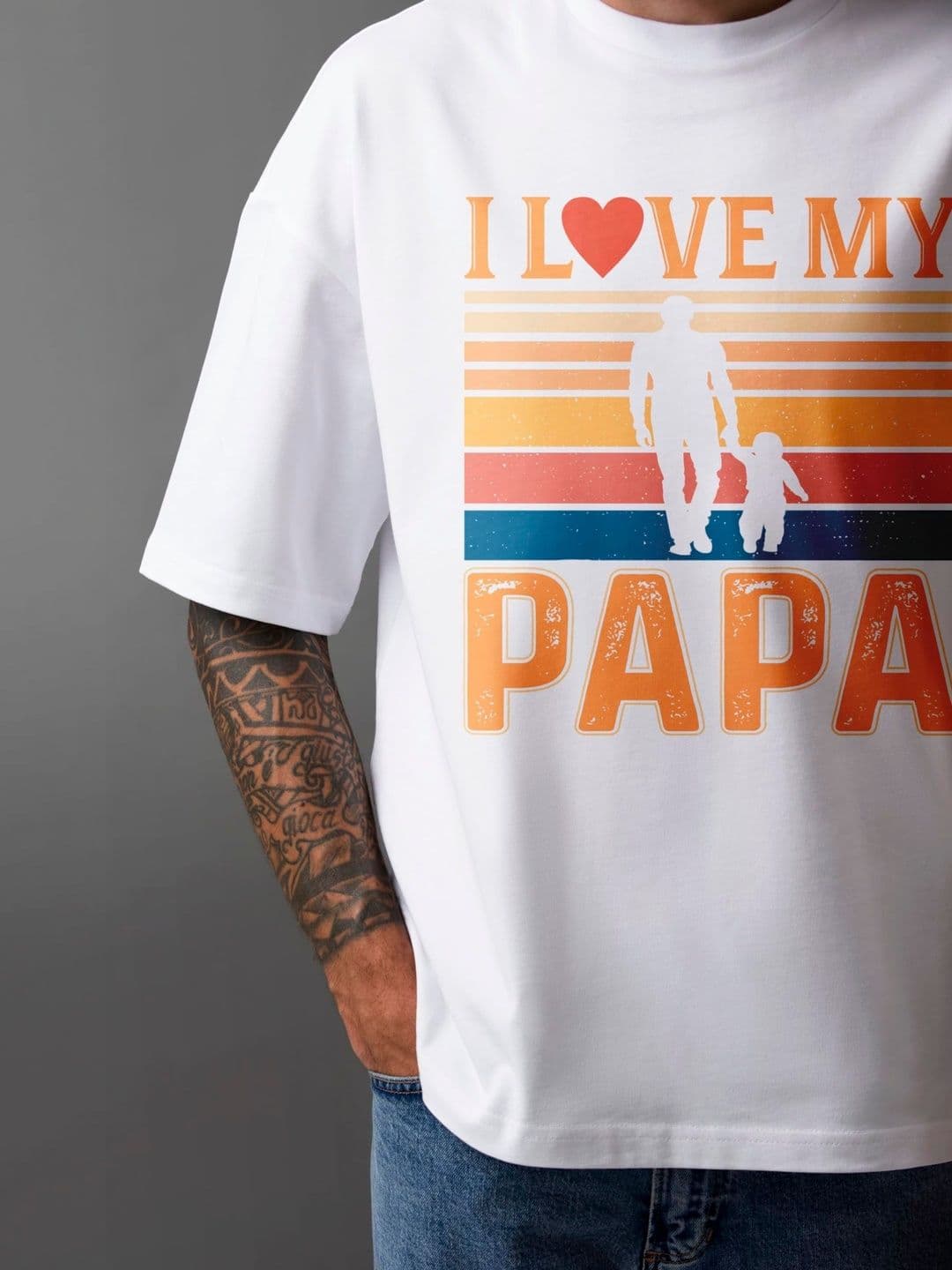 Seekbuylove Men Printed Drop-Shoulder Sleeves Bio Finish T-shirt thumbnail 7