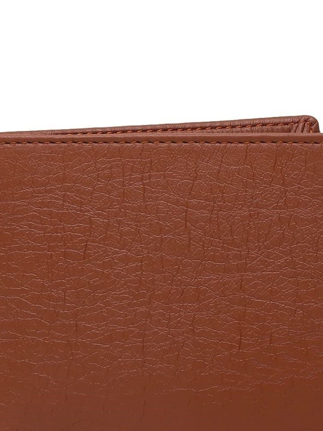 LAER Men Textured PU Two Fold Wallet thumbnail 4