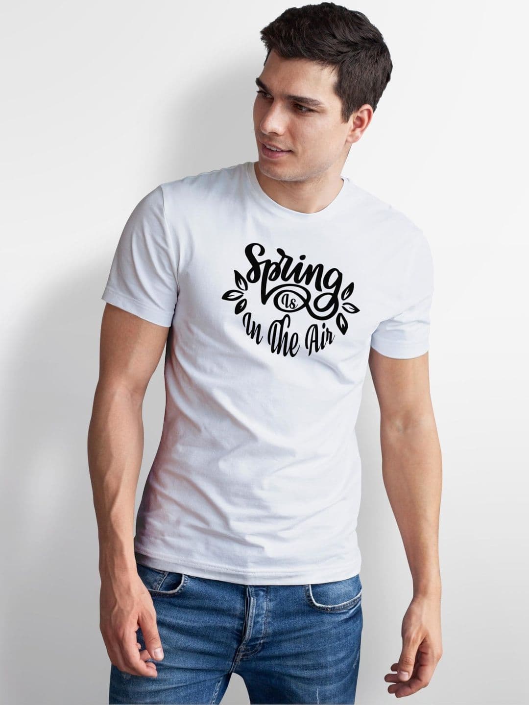Seekbuylove Men Typography Printed Bio Finish T-shirt thumbnail 2