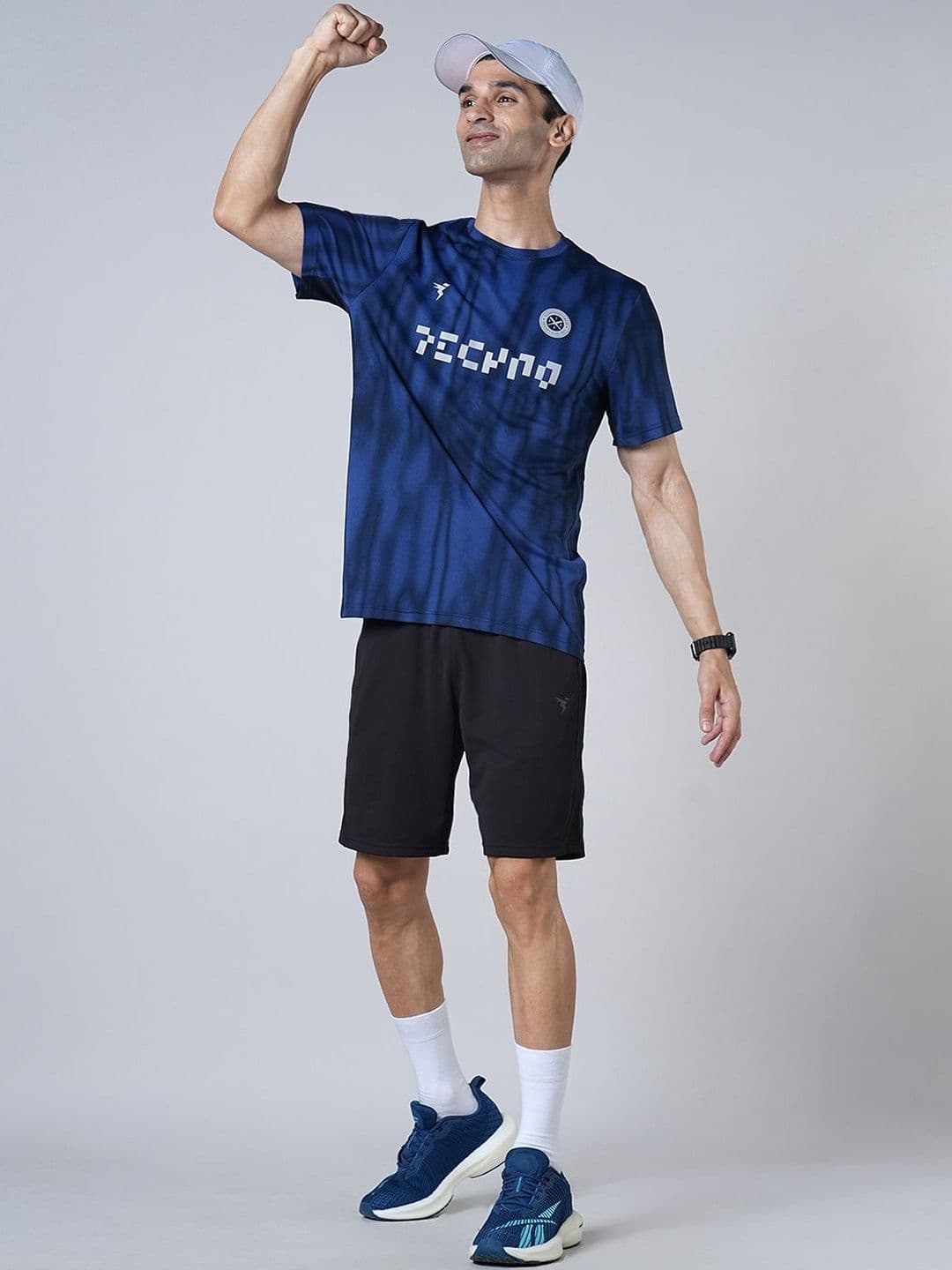 Technosport Men Printed Slim Fit T-shirt thumbnail 4