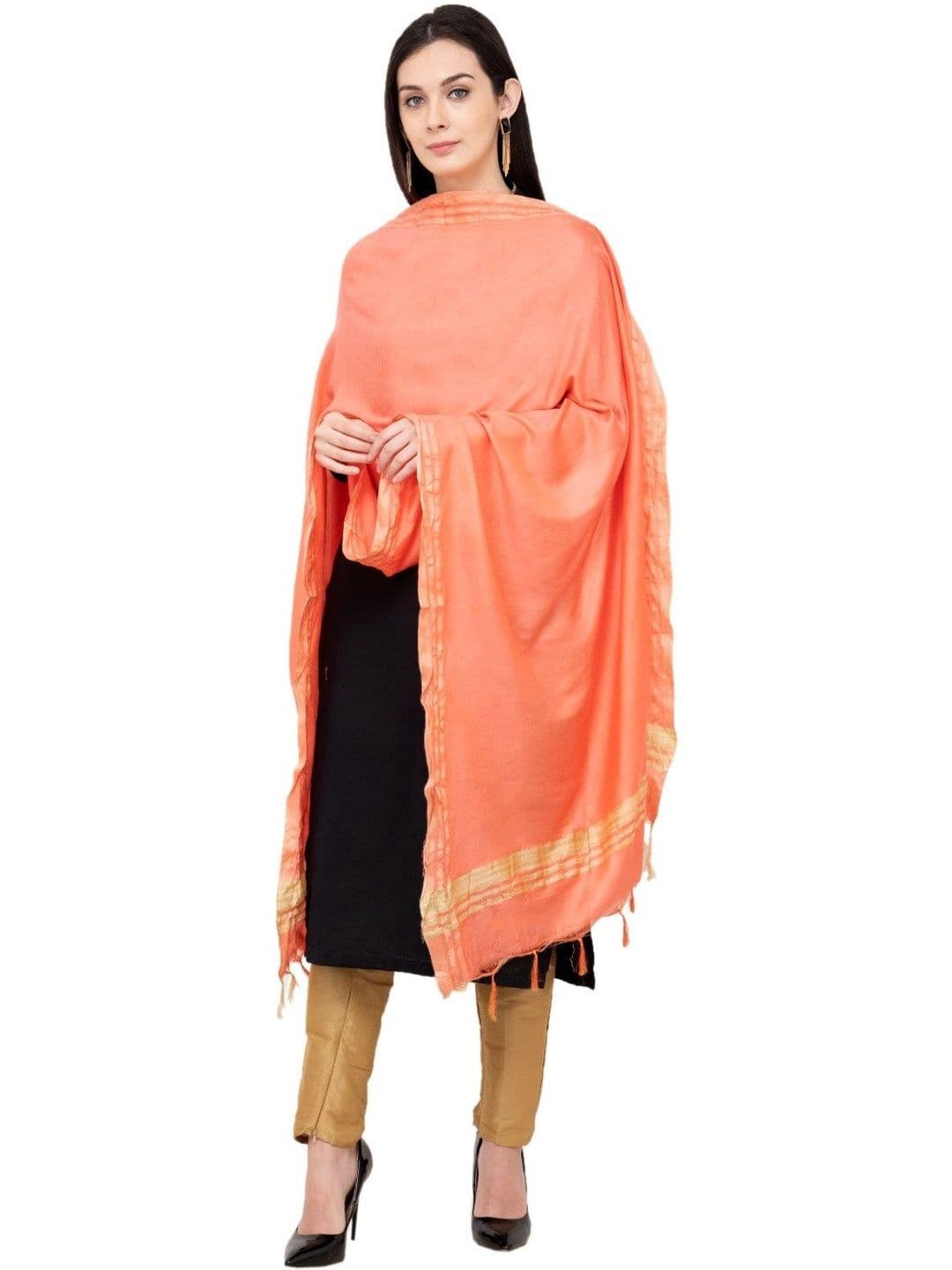 A R SILK Woven Design Dupatta thumbnail 3