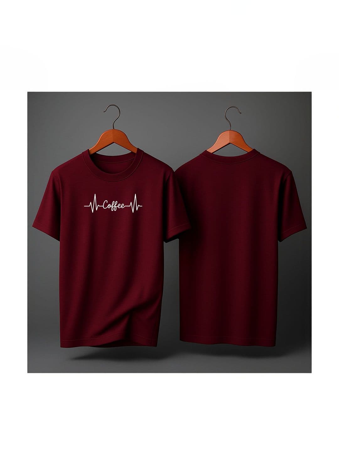 HIOR Typography Printed Round Neck Pure Cotton Oversized T-shirt thumbnail 4