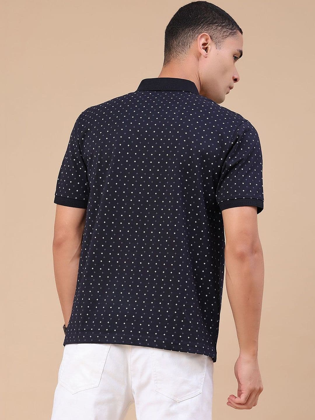 V-Mart Men Printed Polo Collar Pockets T-shirt thumbnail 2