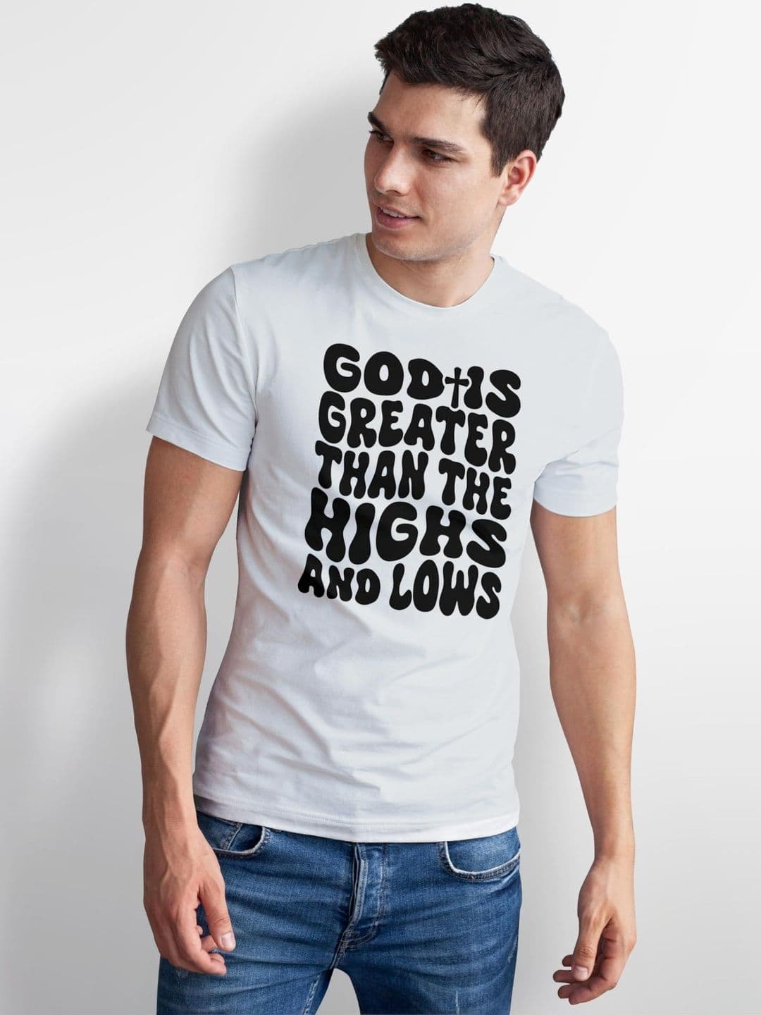 Seekbuylove Men Typography Printed Bio Finish T-shirt thumbnail 4