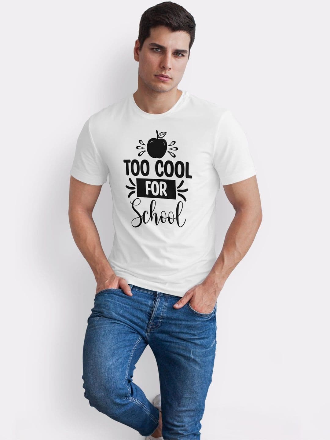 Seekbuylove Men Typography Printed Bio Finish T-shirt thumbnail 2
