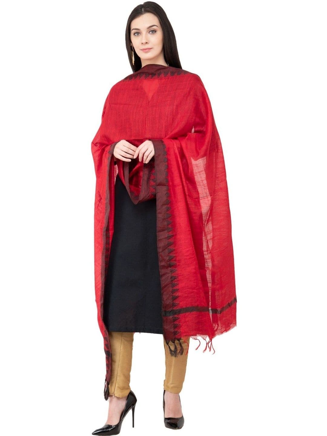 A R SILK Woven Design Dupatta thumbnail 3