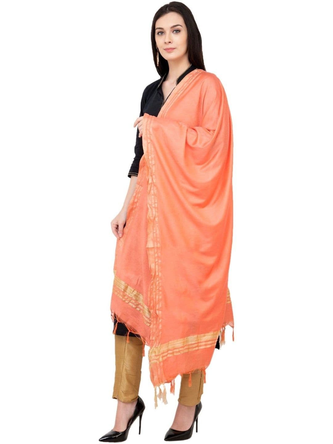 A R SILK Woven Design Dupatta thumbnail 5