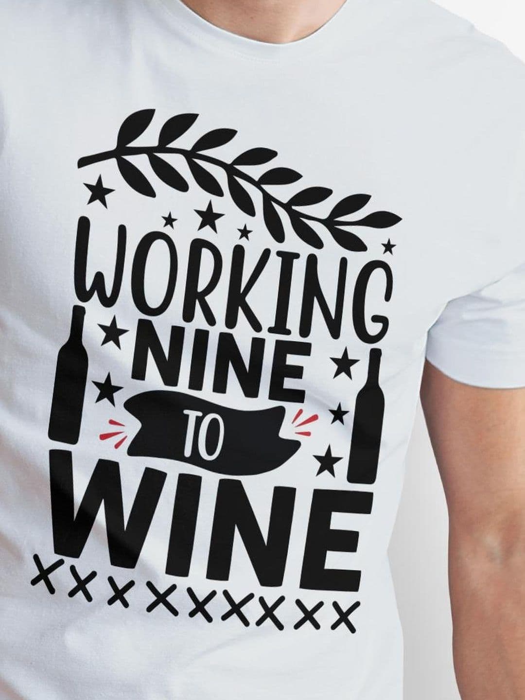Seekbuylove Men Typography Printed Bio Finish T-shirt thumbnail 2