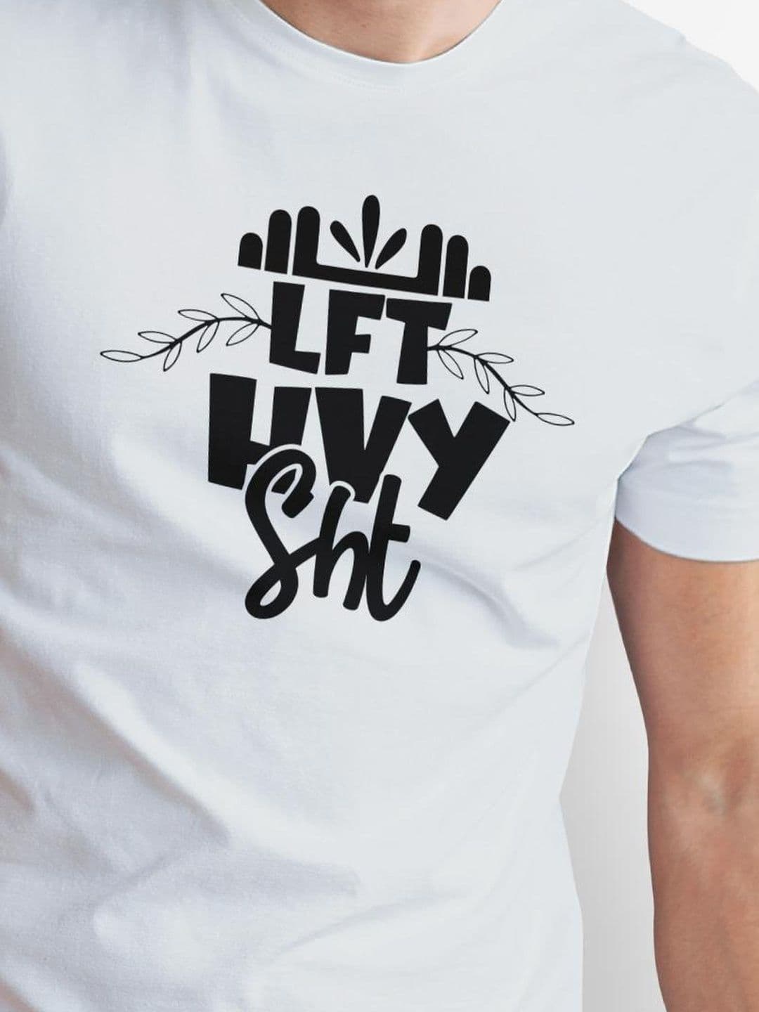 Seekbuylove Men Typography Printed Bio Finish T-shirt thumbnail 4