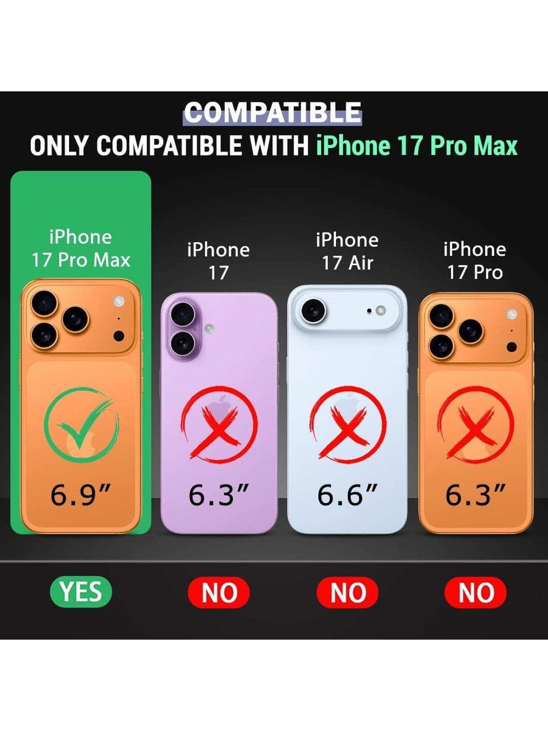 Luxury Kase Solid Printed iPhone 17 Pro Max Back Case Mobile Accessories thumbnail 4