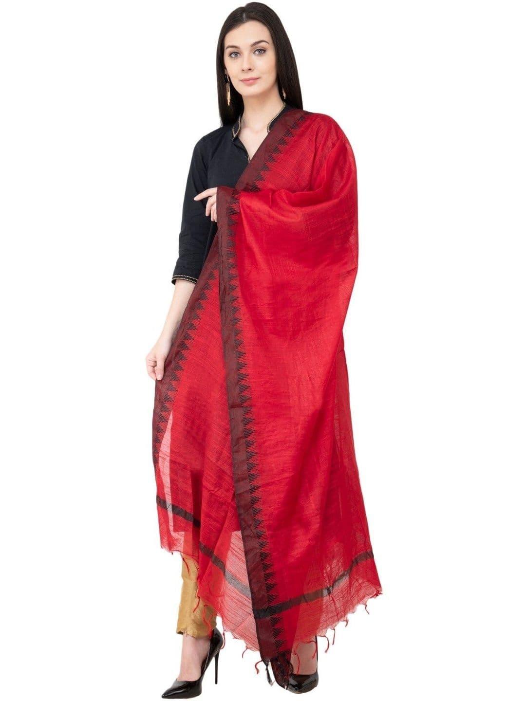 A R SILK Woven Design Dupatta thumbnail 5