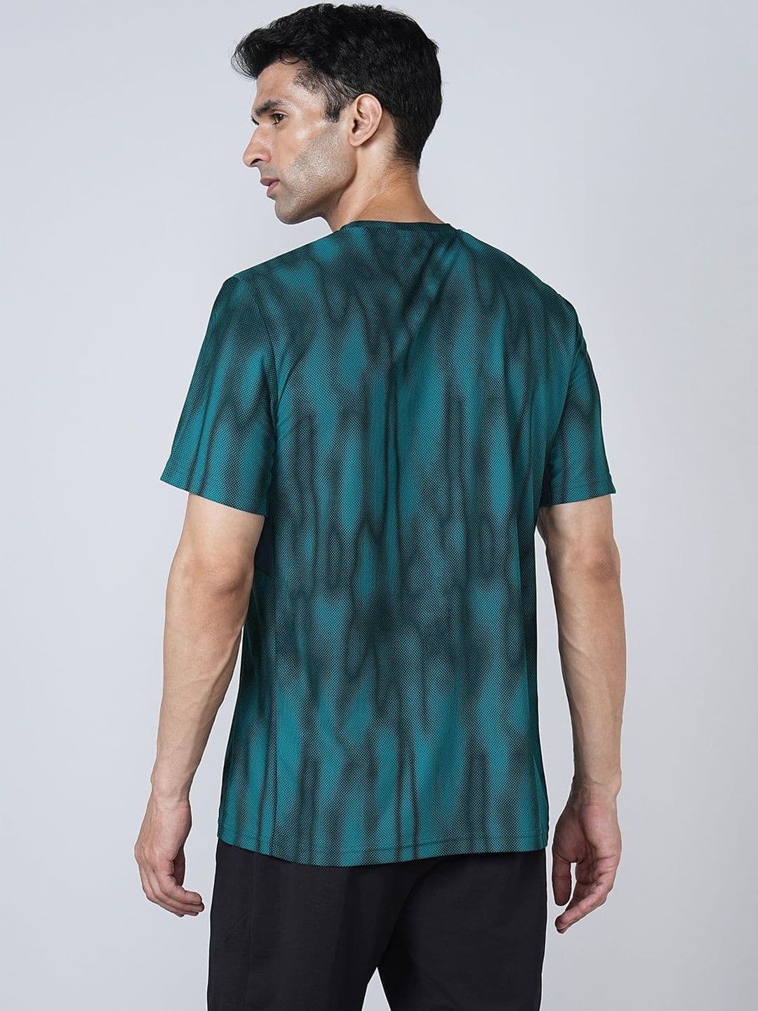 Technosport Men Printed Slim Fit T-shirt thumbnail 3