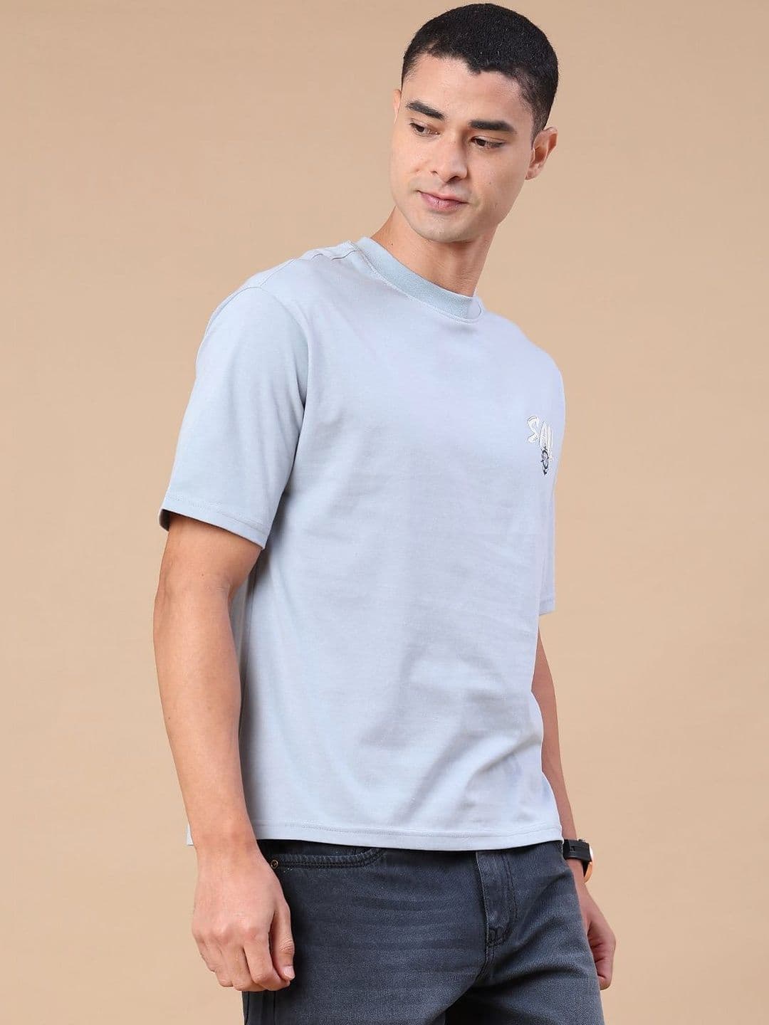 V-Mart Men Printed Boxy T-shirt thumbnail 3