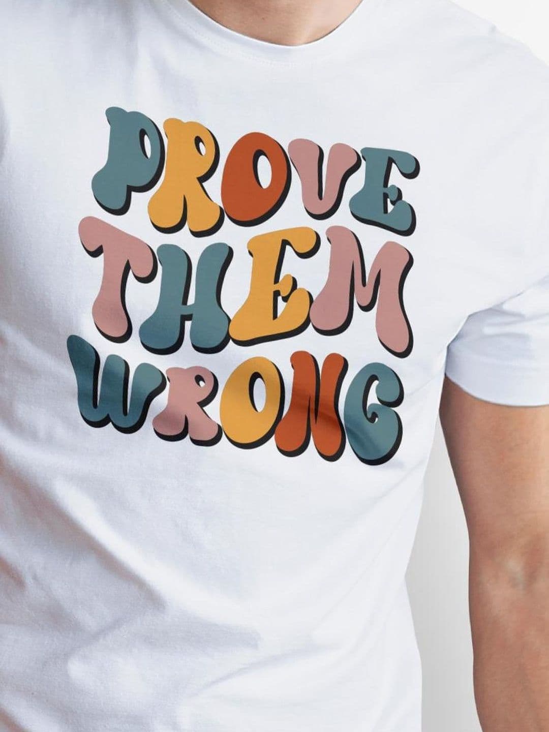 Seekbuylove Men Typography Printed Bio Finish T-shirt thumbnail 3
