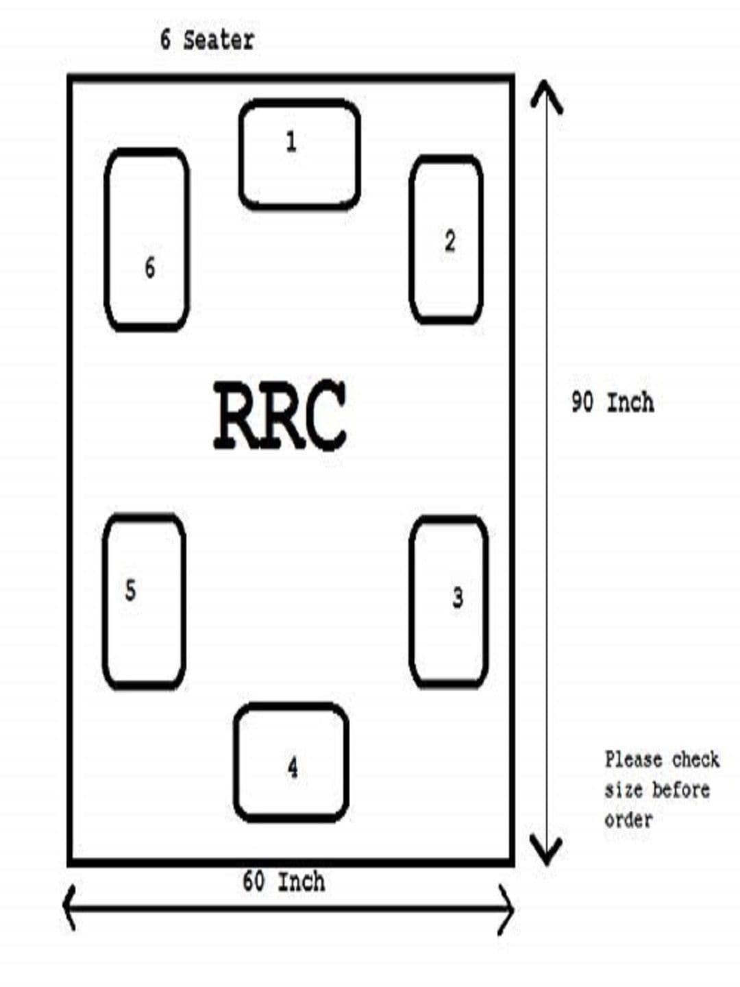 RRC Blue Floral 6-Seater Table Cover thumbnail 2