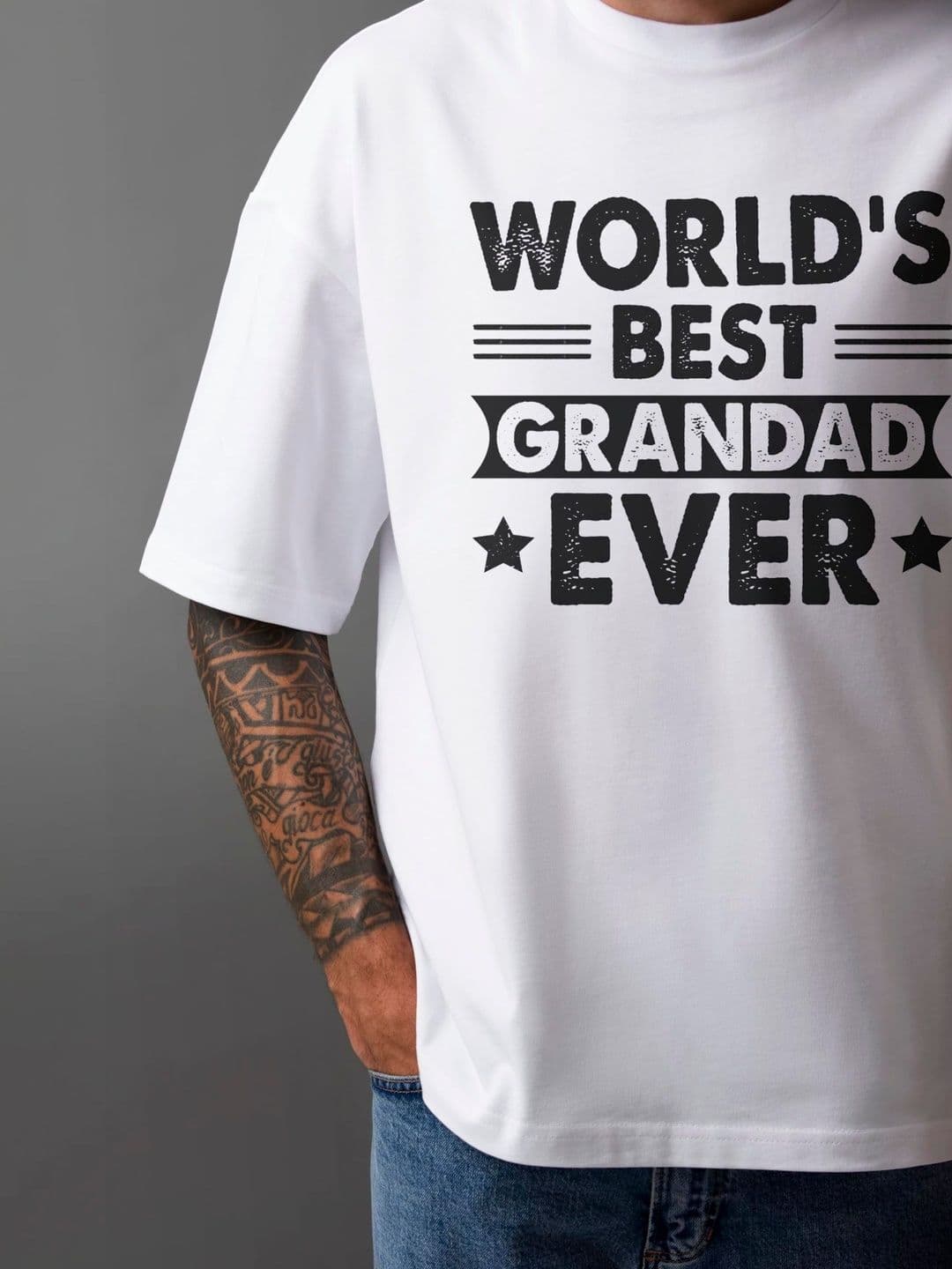 Seekbuylove Men Typography Printed Drop-Shoulder Sleeves Bio Finish T-shirt thumbnail 7