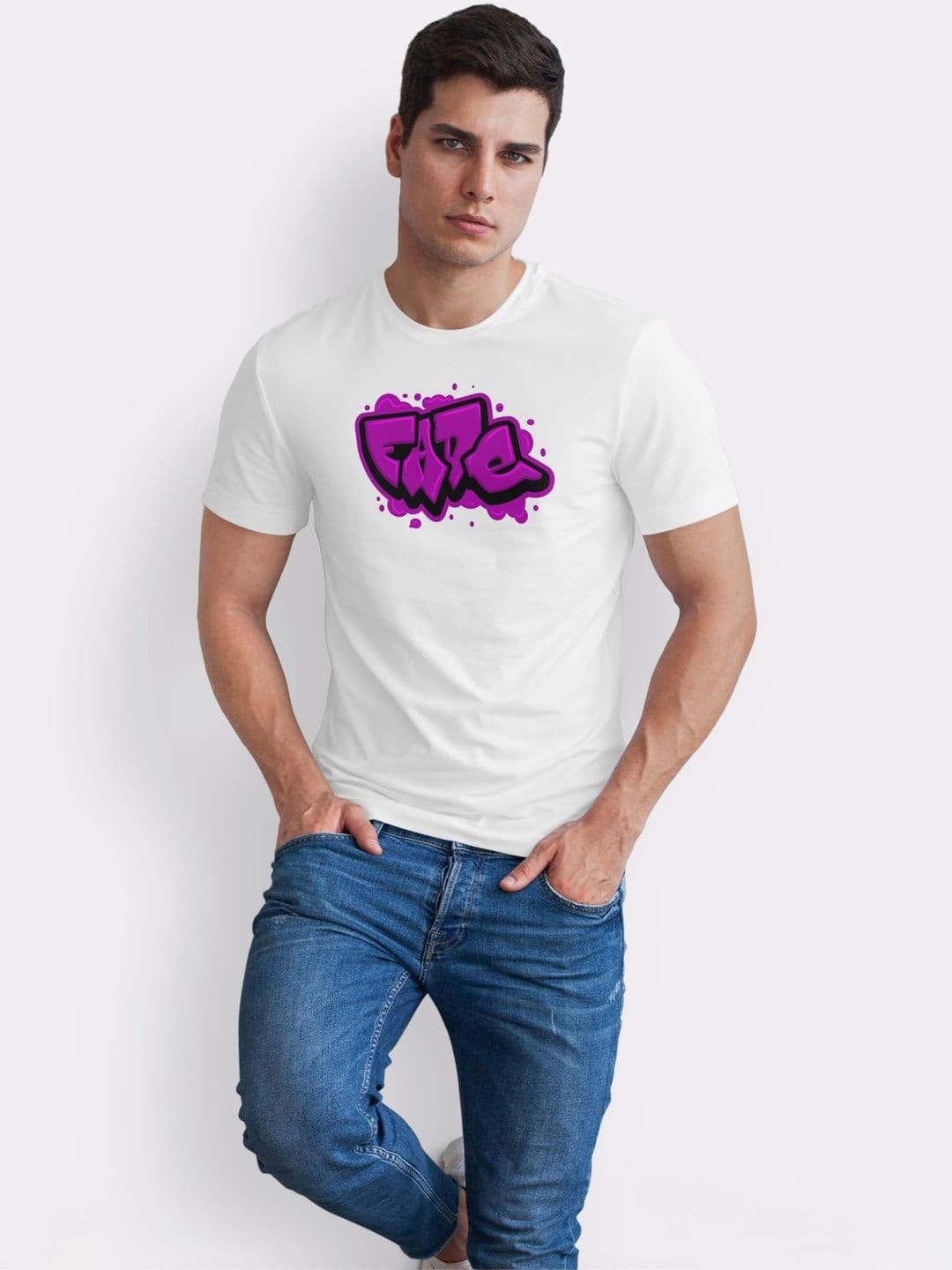 Seekbuylove Men Printed Bio Finish T-shirt thumbnail 4