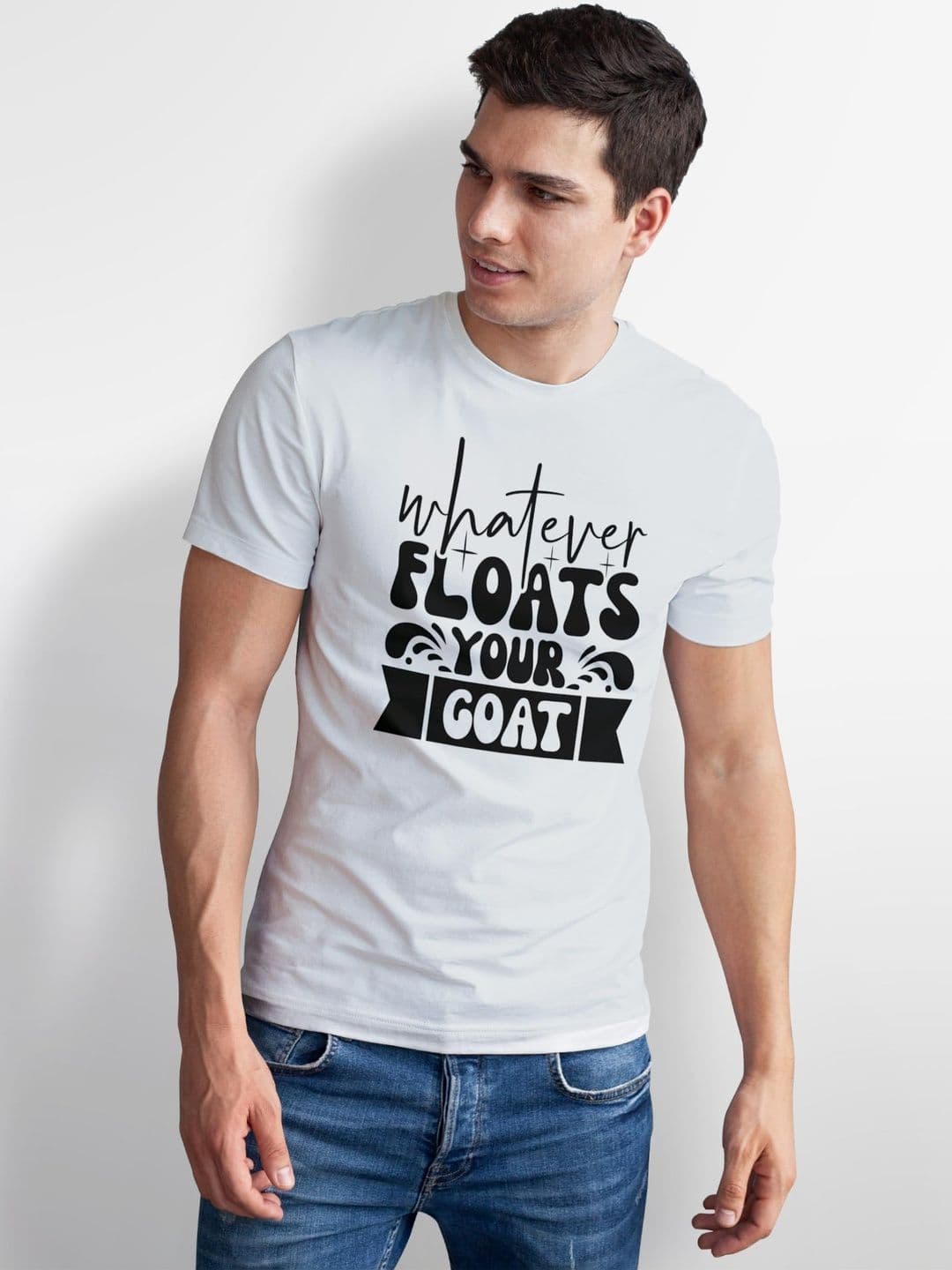Seekbuylove Men Typography Printed Bio Finish T-shirt thumbnail 5