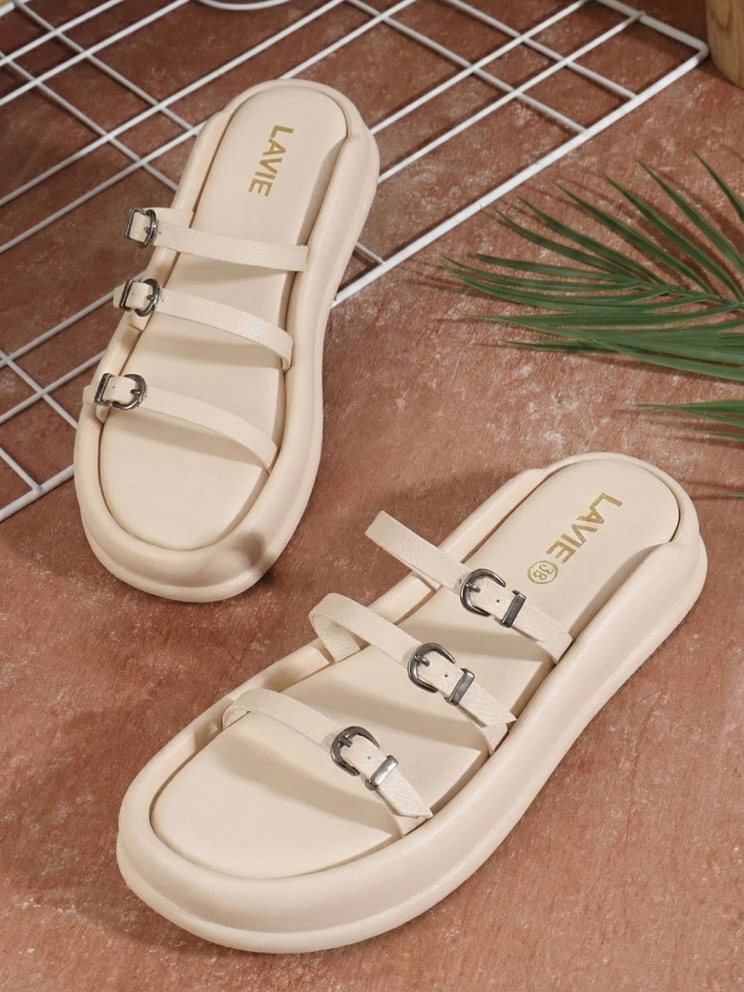 Lavie Flatform Sandals with Buckles thumbnail 2