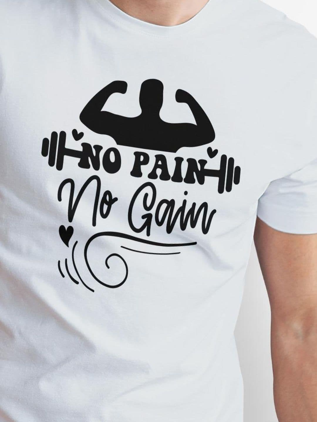 Seekbuylove Men Typography Printed Bio Finish T-shirt thumbnail 3